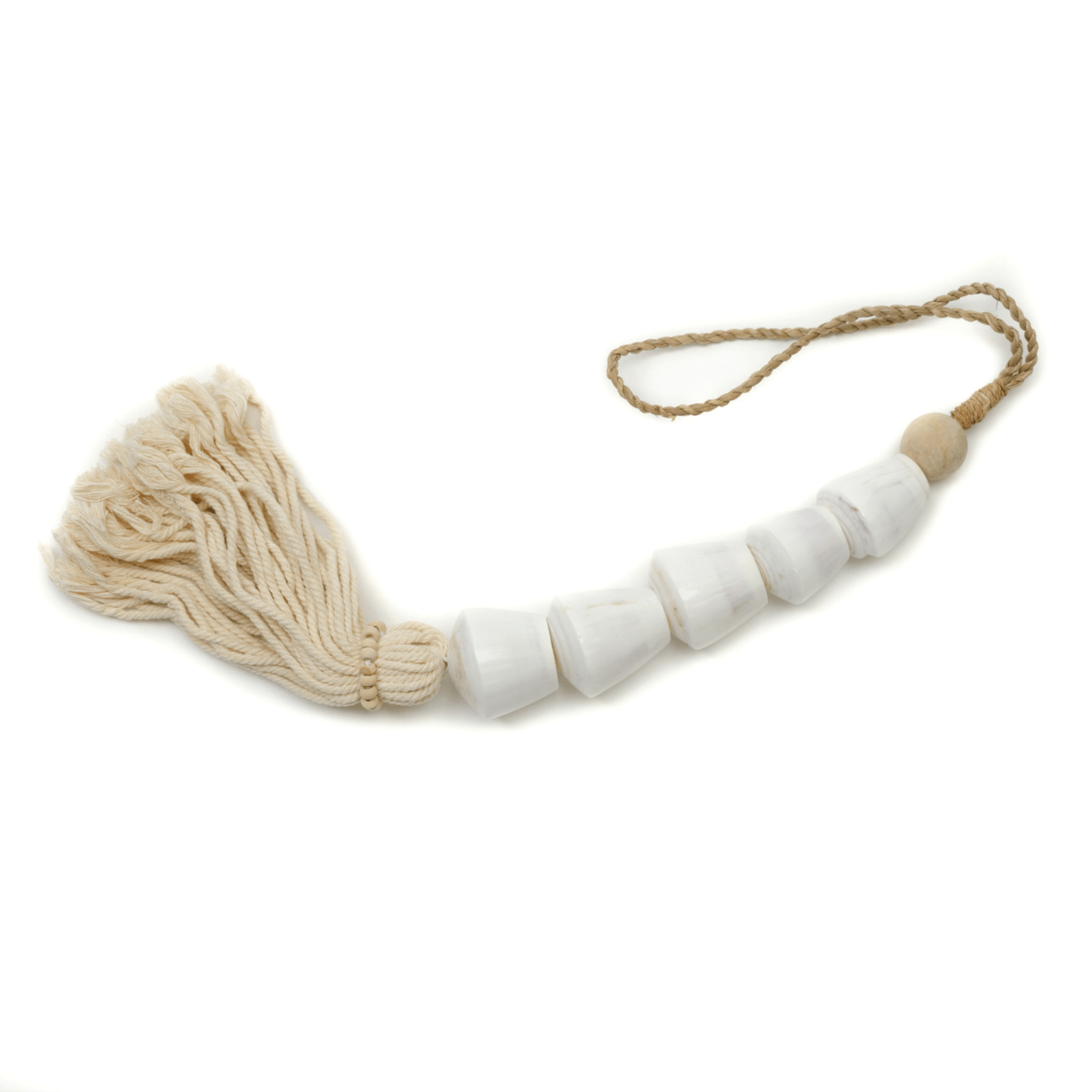 5 Shell Tassel - Sea Green Designs