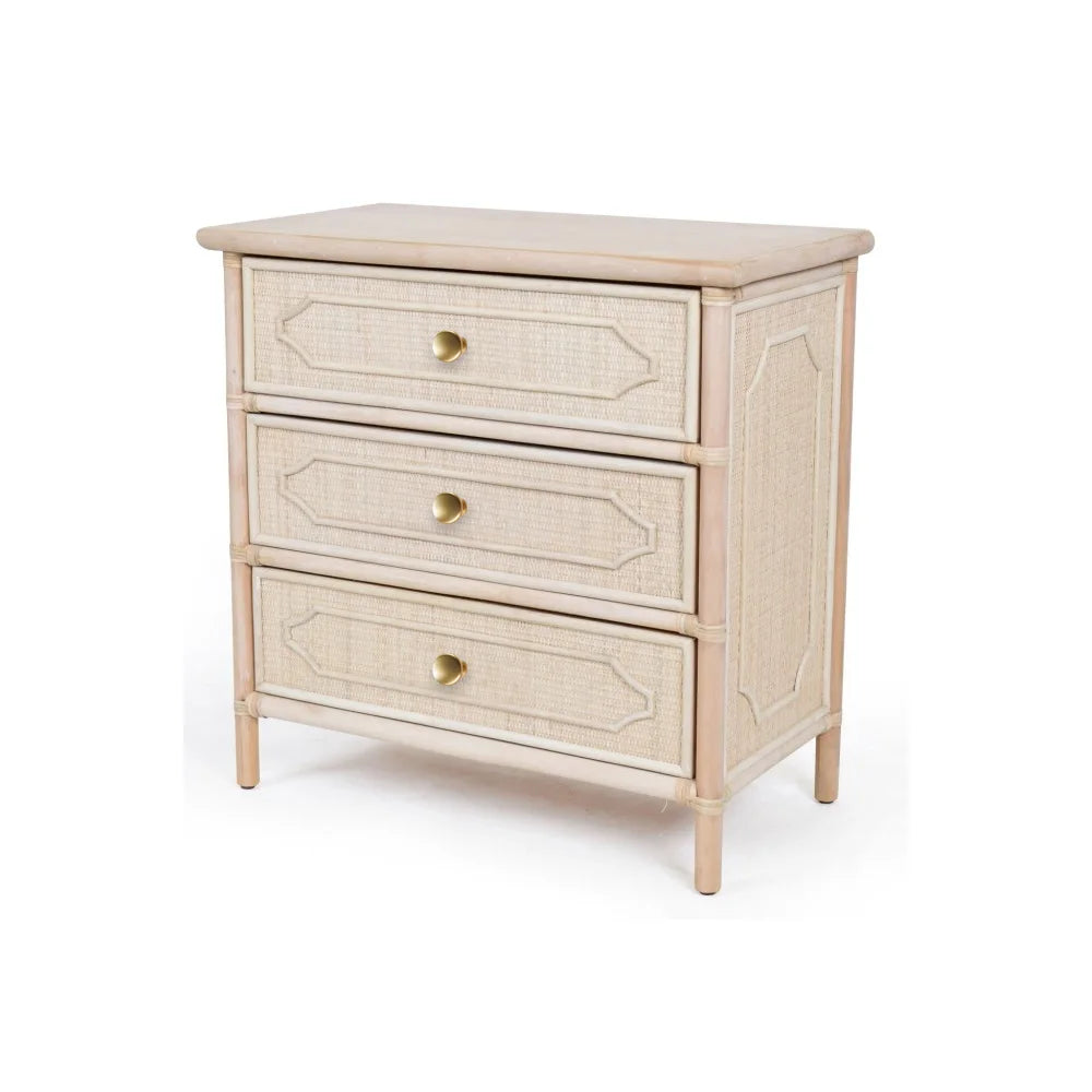 3-Drawer Chippendale Chest - Sea Green Designs