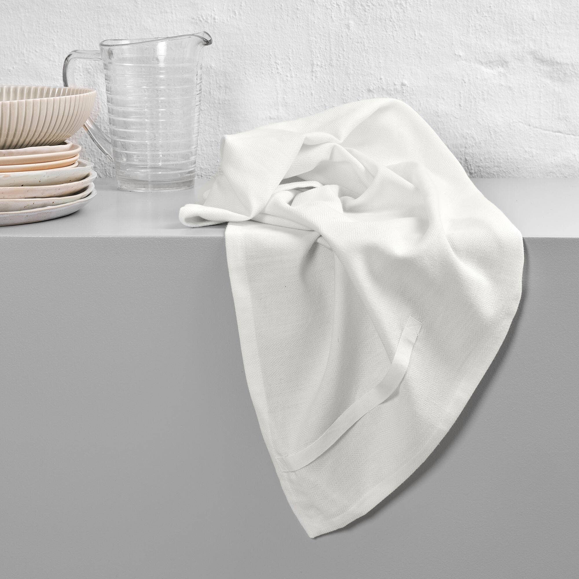 Kitchen Towel - Natural white - Sea Green Designs