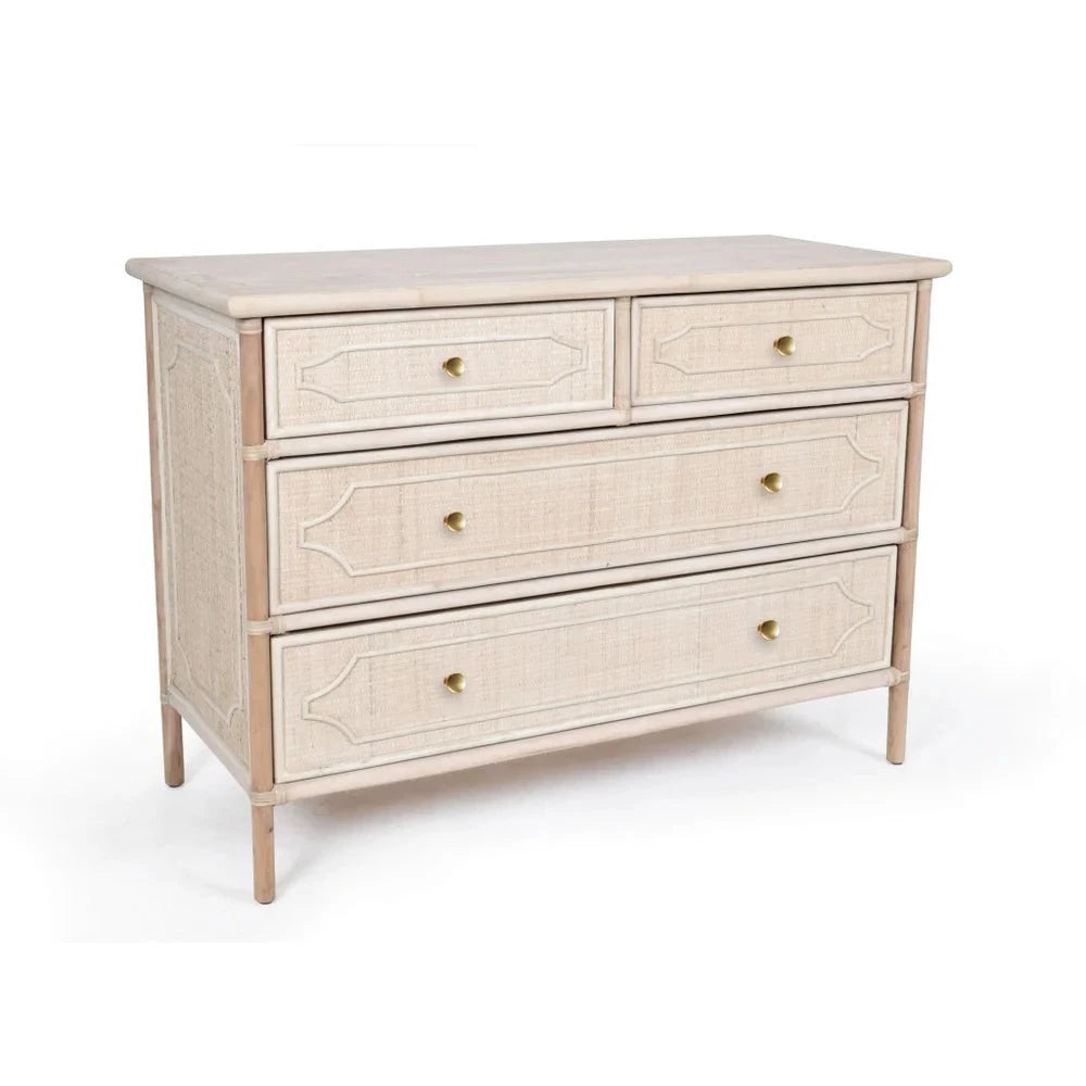 4-Drawer Chippendale Dresser - Sea Green Designs