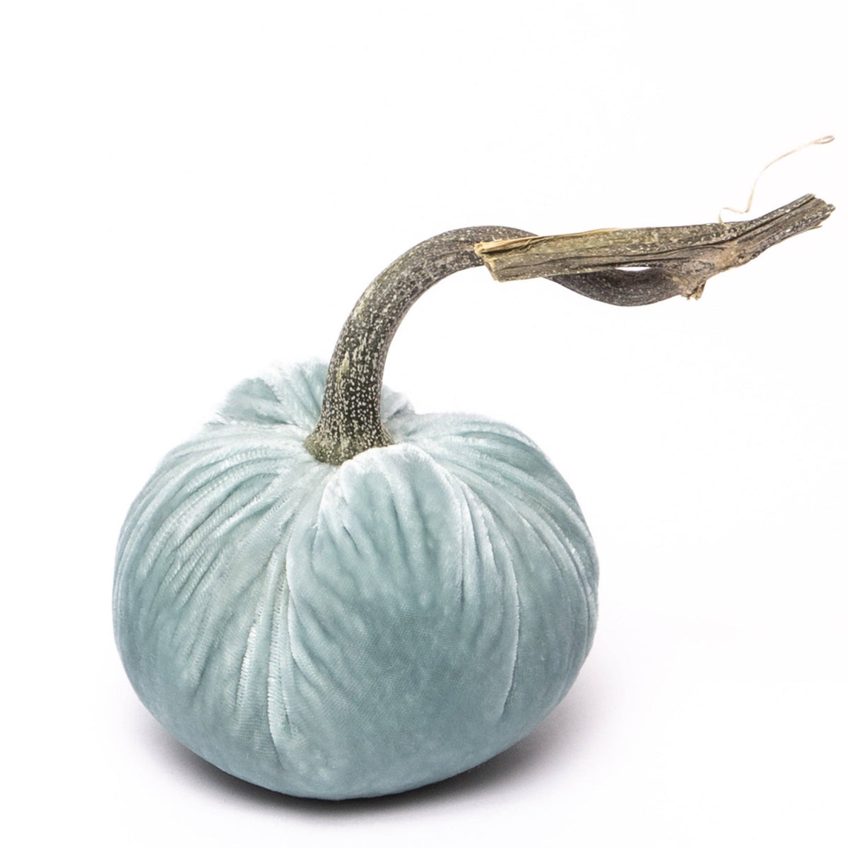 Seafoam Silk Velvet Pumpkin - Sea Green Designs