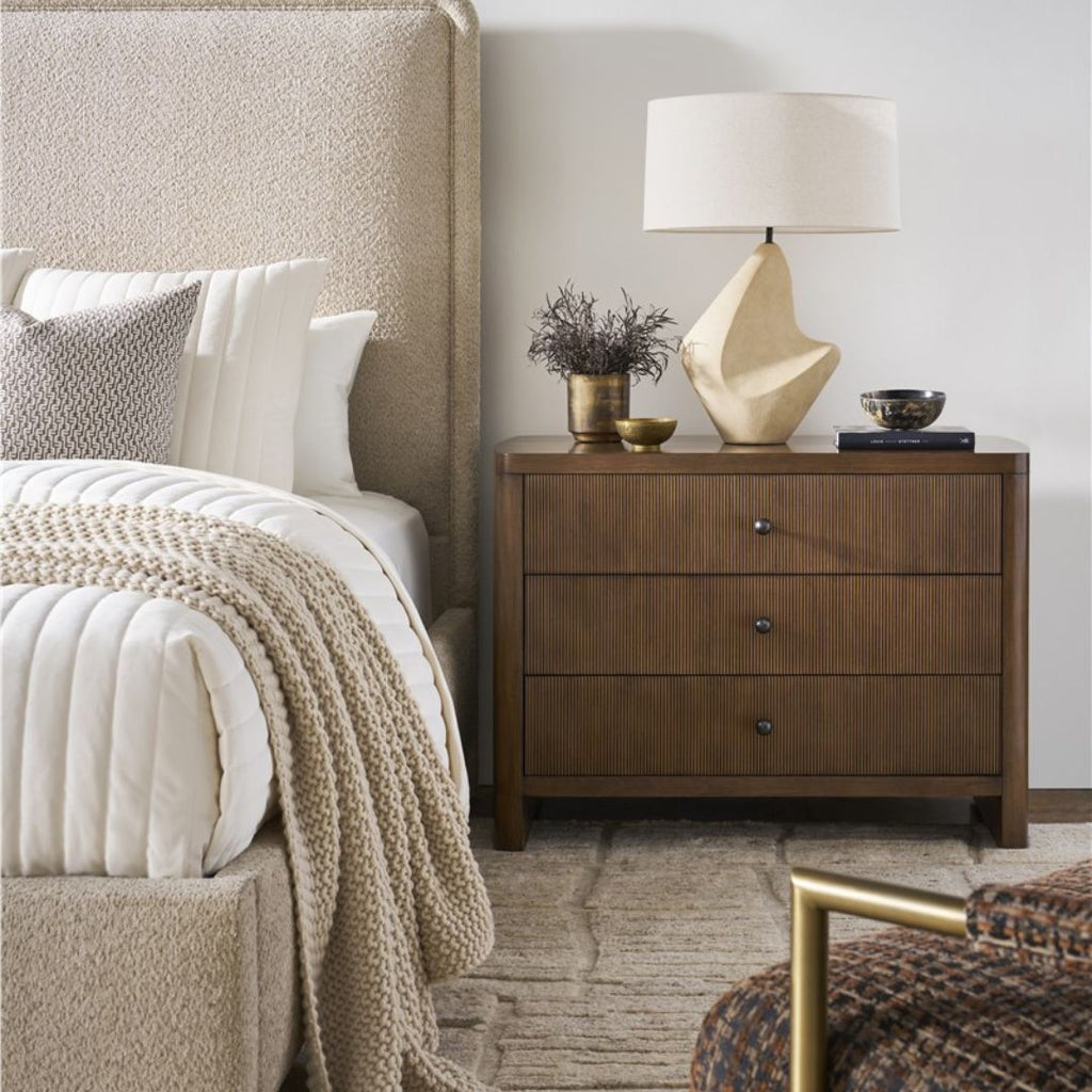 Paloma Large 3 Drawer Nightstand