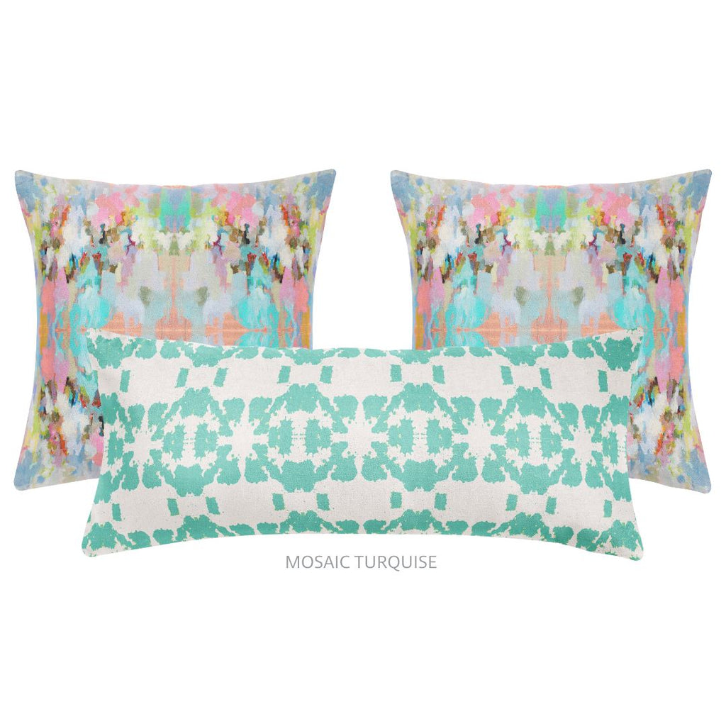 Brooks Avenue 26x26 Pillow - Sea Green Designs