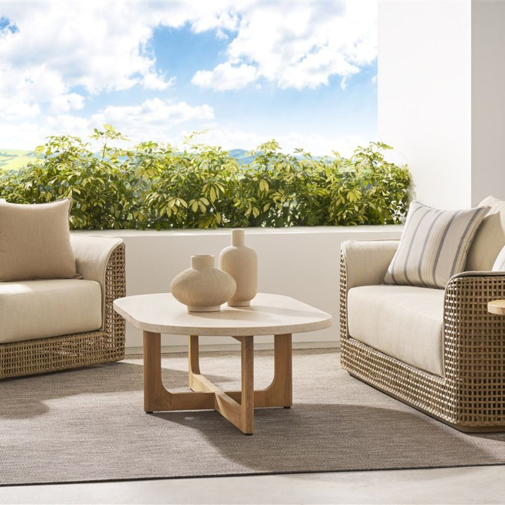 Bliss Outdoor Large Cocktail Table - Sea Green Designs