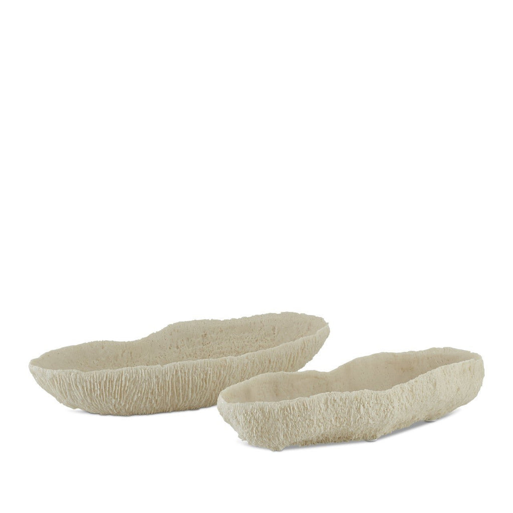 Island Ivory Tray, Set of 2 - Sea Green Designs