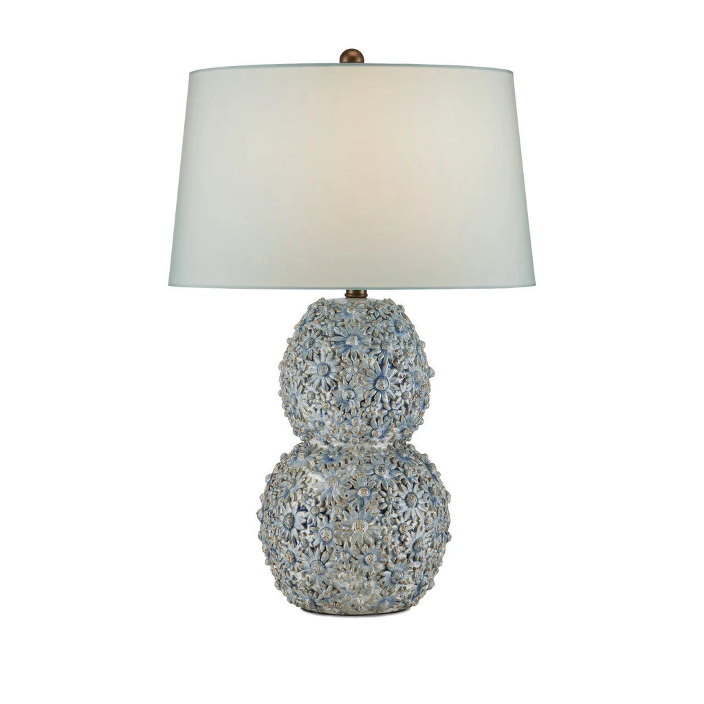 Jessamine Blue Table Lamp - Sea Green Designs