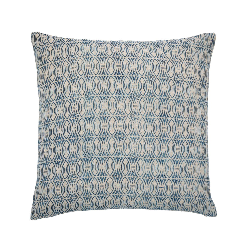 Zulu Indigo Decorative Pillow Cover - Sea Green Designs