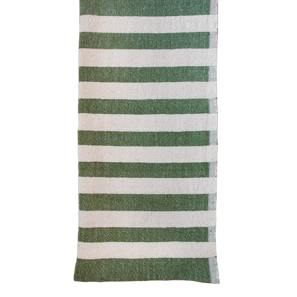 Olive Stripe Hand Towel - Sea GReen Designs