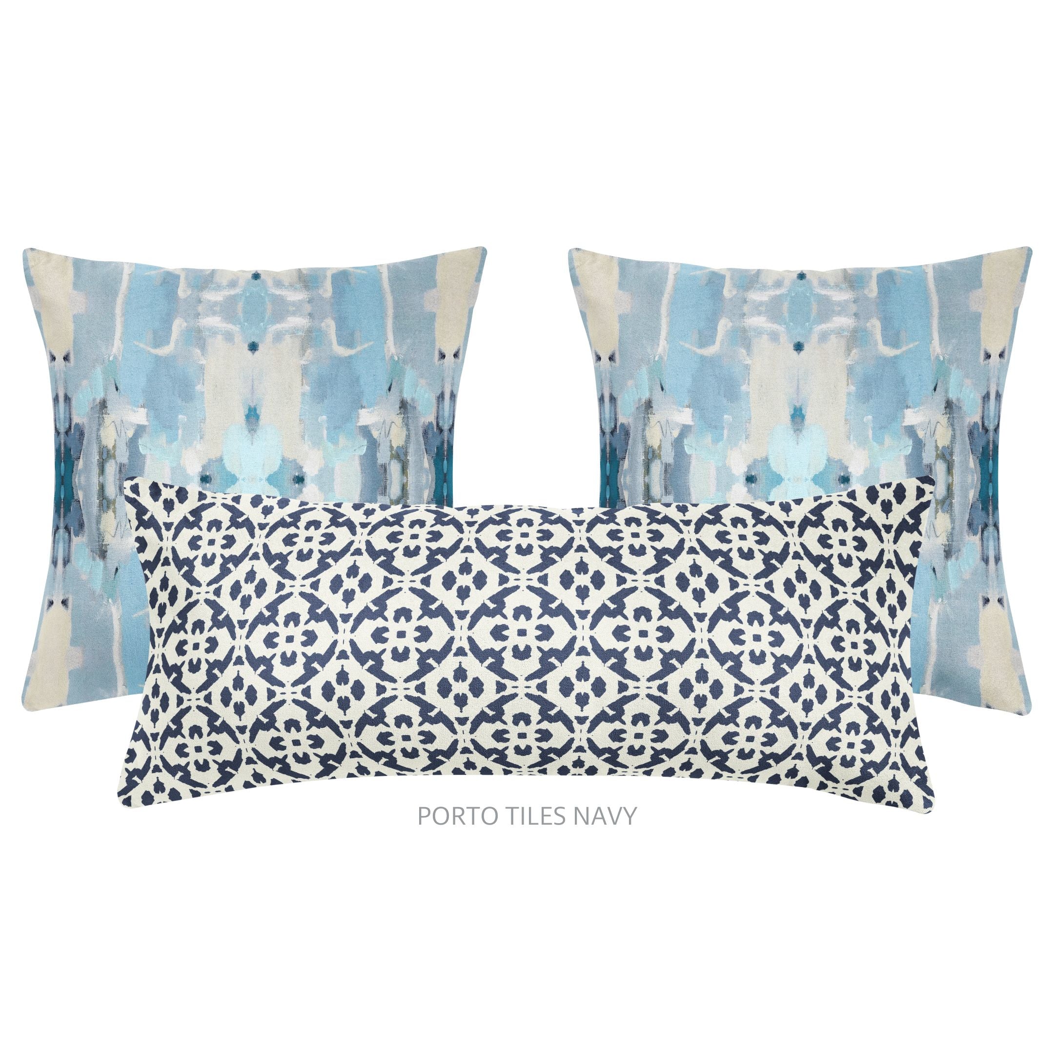 Ocean Breeze 26x26 Pillow - Sea Green Designs
