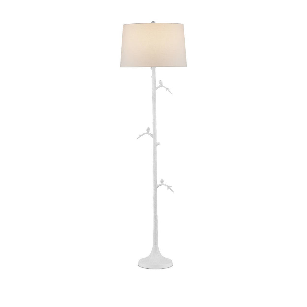 Piaf White Floor Lamp - Sea Green Designs