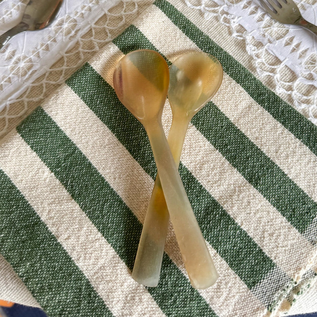 Olive Stripe Hand Towel - Sea GReen Designs