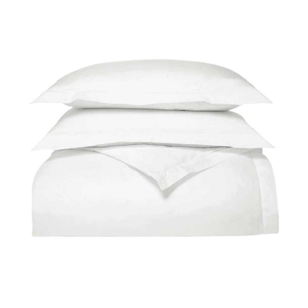 Signature Hemmed Duvet Set-SeaGreen