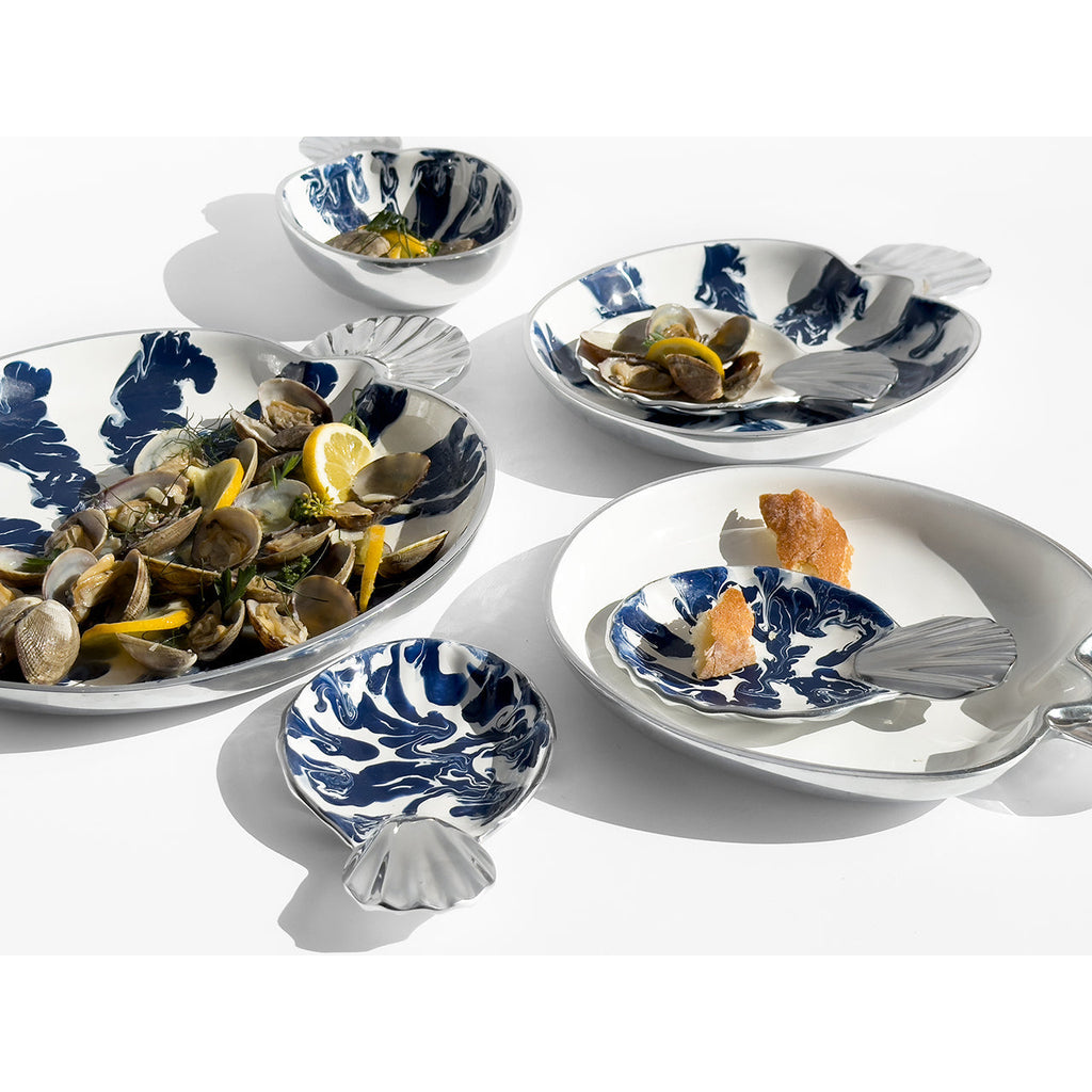 LA MAR Round Serving Platter - Sea Green Designs