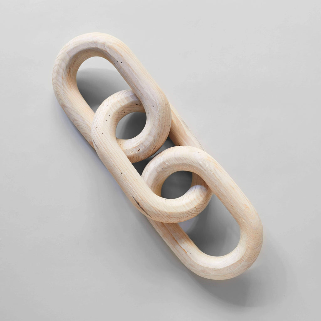 Pale Wood Chain, Large Link