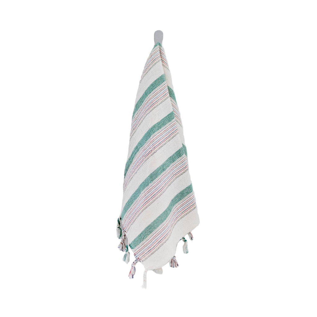 Green Ivory Montauk Hand Towel - Sea Green Designs