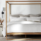 Signature Hemmed Duvet Set-SeaGreen