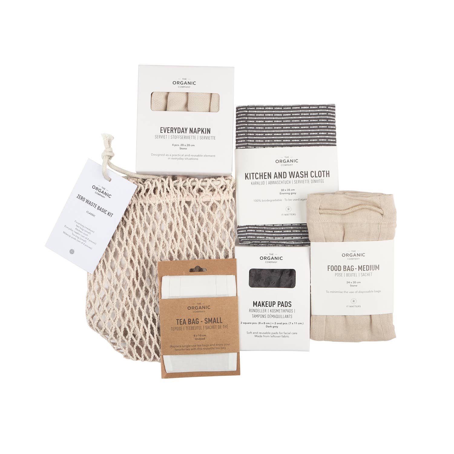 ZERO Waste Basic Kit in Classic Set Color Mix - Sea Green Designs