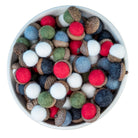 Felt Christmas Acorns, Set of 15 - Sea Green Designs