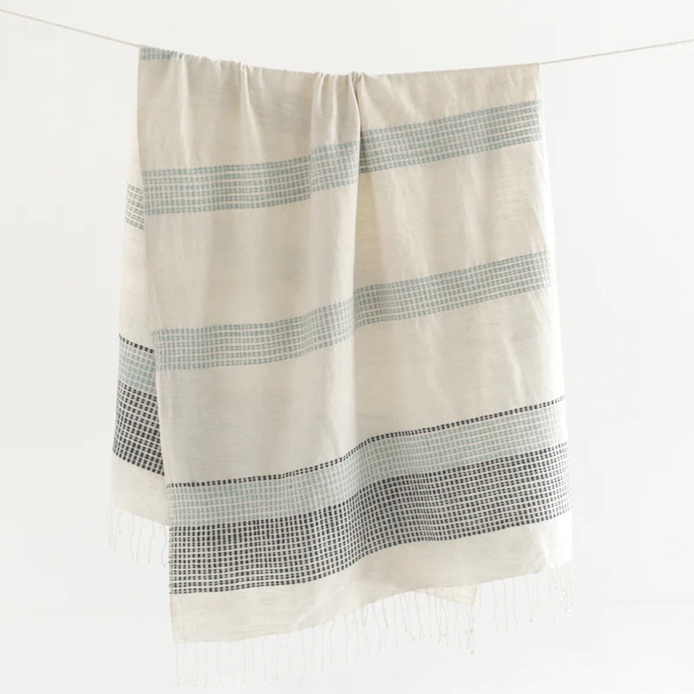 Camden Cotton Bath Towel - Sea Green Designs