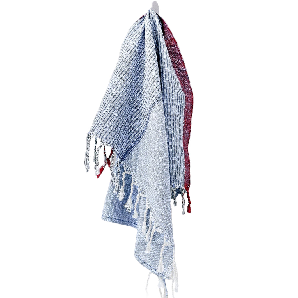 Denim Wash Tribeca Hand Towel - Sea Green Designs