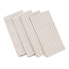 Natural Striped Cotton Napkin, Set Of 4 - Sea Green Designs