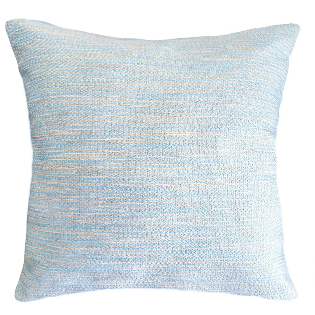 Bay View Blue Indoor Outdoor Pillow - Sea Green Designs