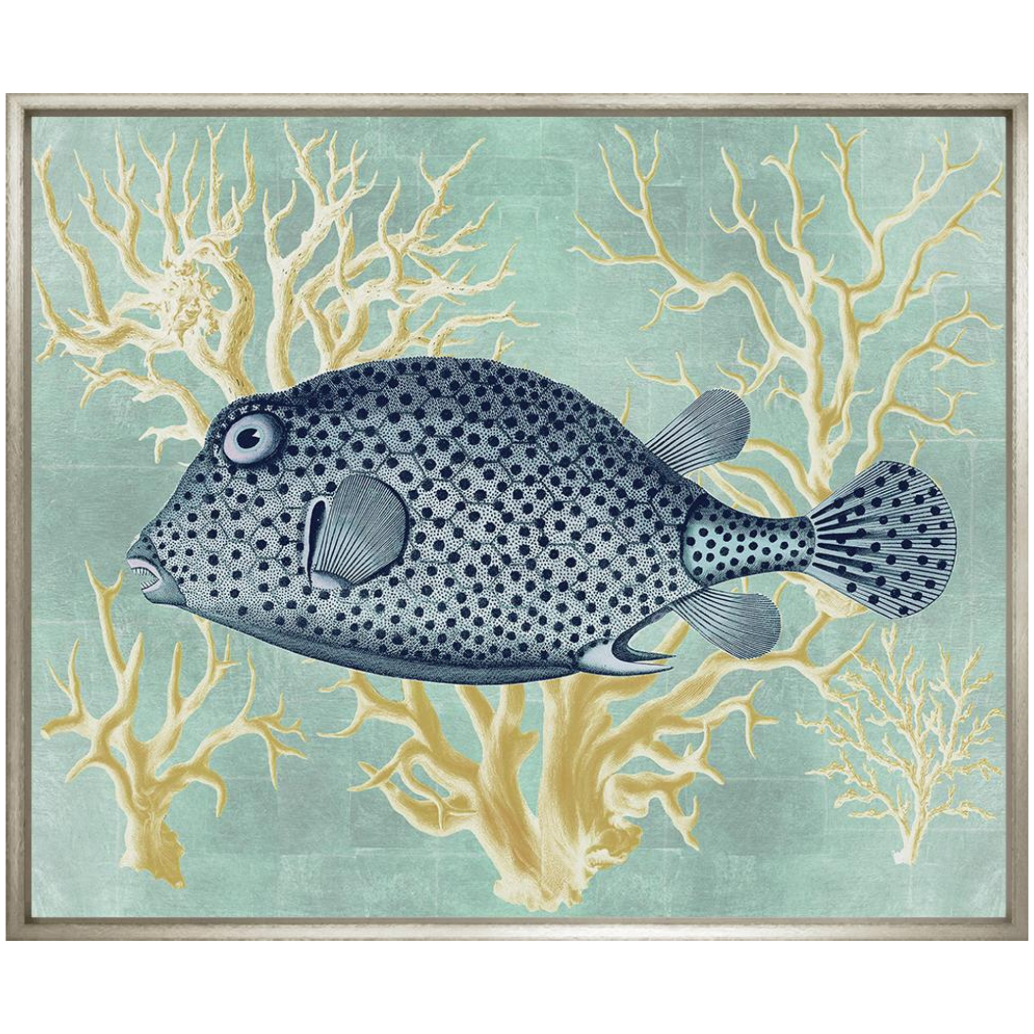 Blue Fish II-Sea Green Designs