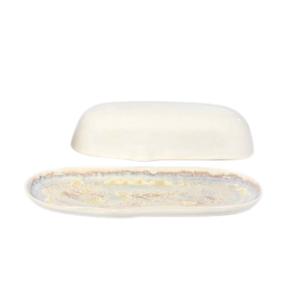 Butter Dish in Pearl-Sea Green Designs1