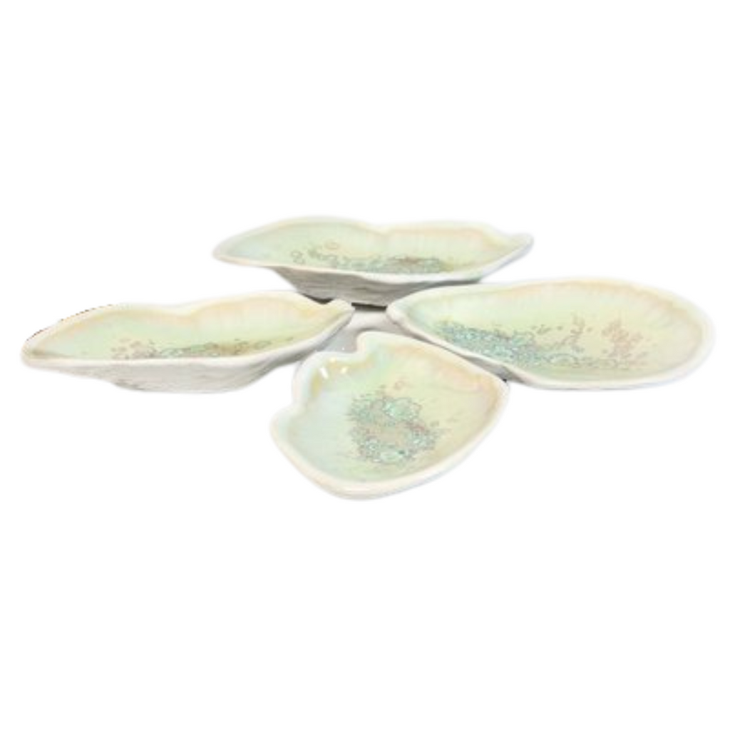 Damariscotta Oyster Dish in Sea Foam-SeaGreenDesign
