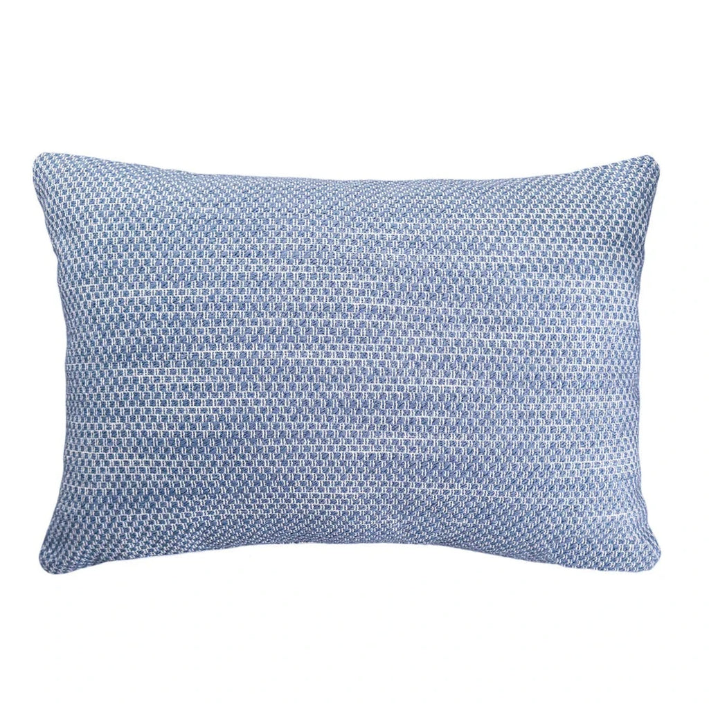 Deep Sea Blue Indoor Outdoor Pillow - Sea Green Designs