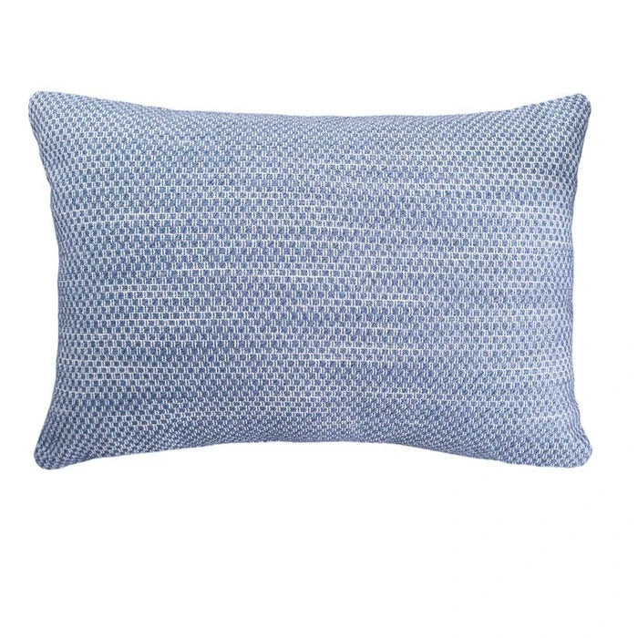 Blue Yacht Stripe 14" x 20" Indoor Outdoor Pillow - Sea Green Designs