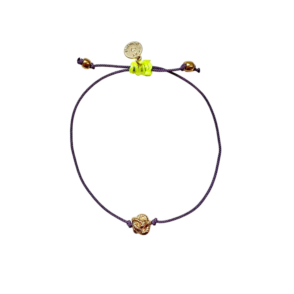 Divinity Knot Rope Bracelet - Sea Green Designs