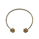 Double Divinity Knot Bangle - Sea Green Designs