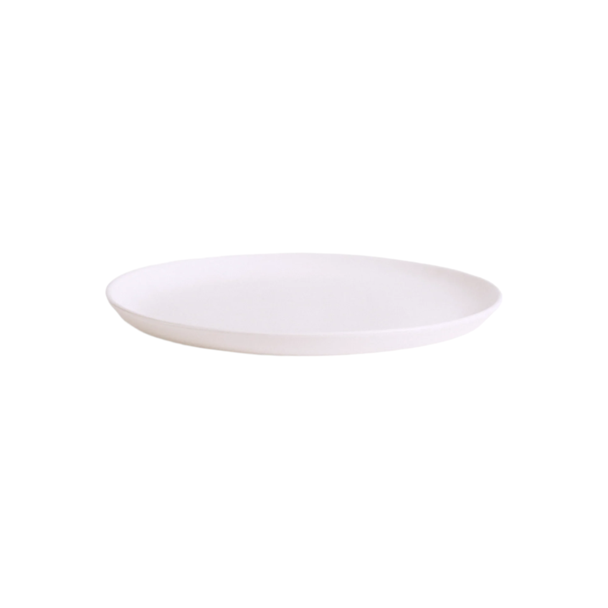 Tunisian Side Plate in Matte White, Set of 4 - Sea Green Designs