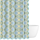 English Garden Blue Shower Curtain - Sea Green Designs