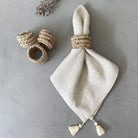 Spiral Napkin Rings, Set of 4 -Sea Green Designs