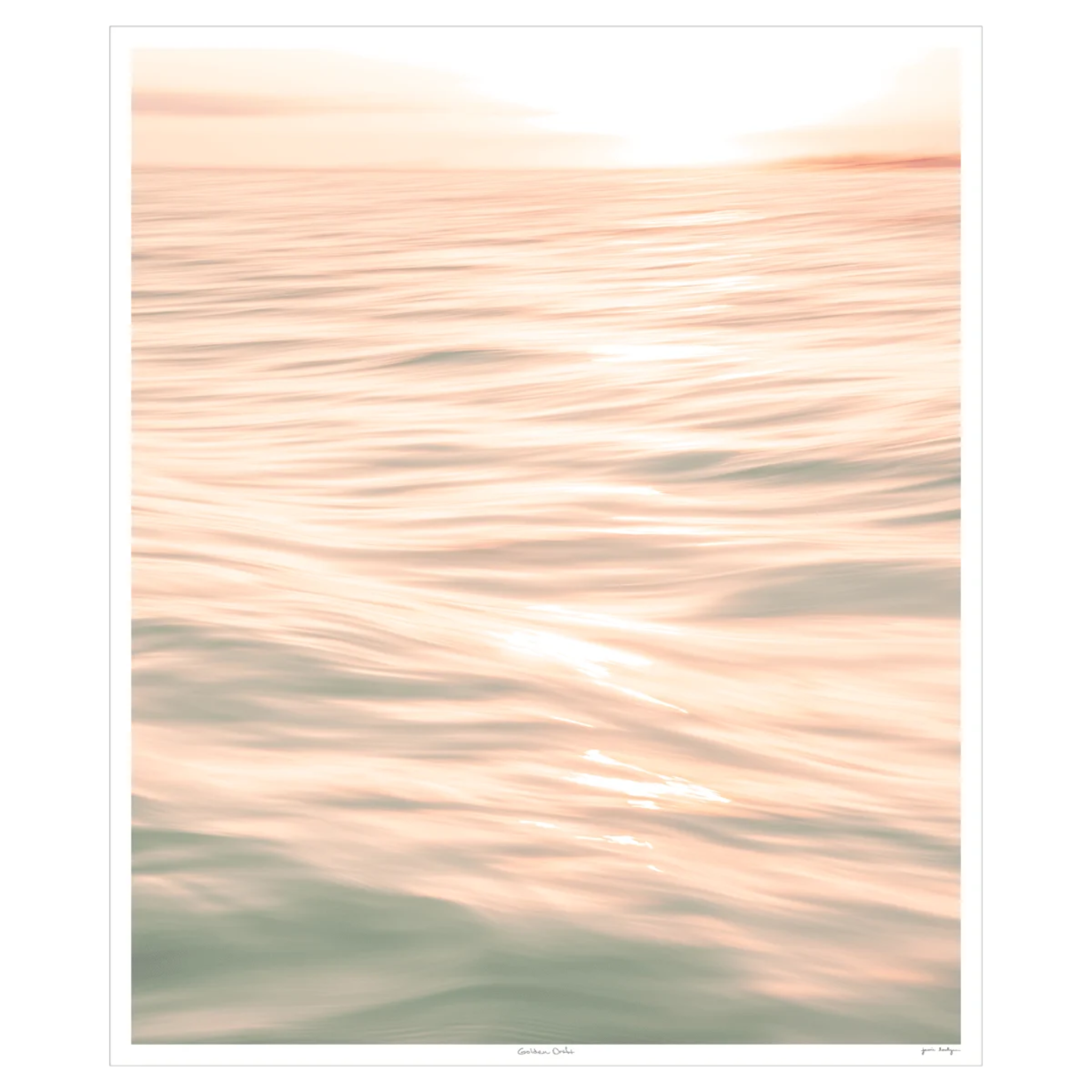 Golden Drift - Sea Green Designs