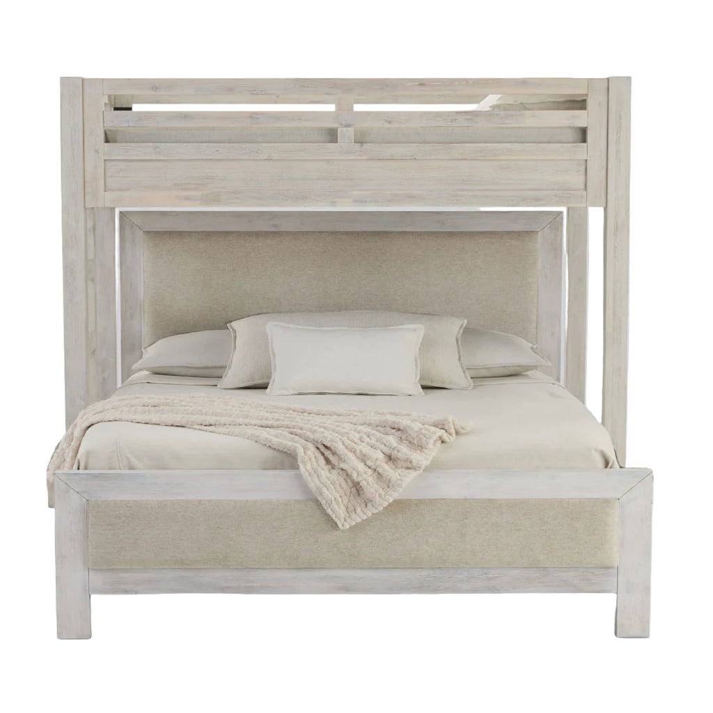 Hamilton Canopy Bed with Upholstered Platform Bed - Sea Green Designs