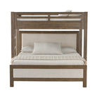 Hamilton Canopy Bed with Upholstered Platform Bed - Sea Green Designs