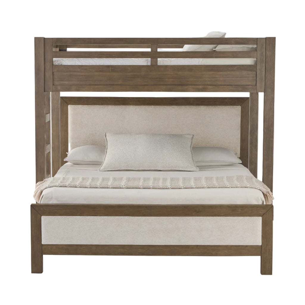 Hamilton Canopy Bed with Upholstered Platform Bed - Sea Green Designs