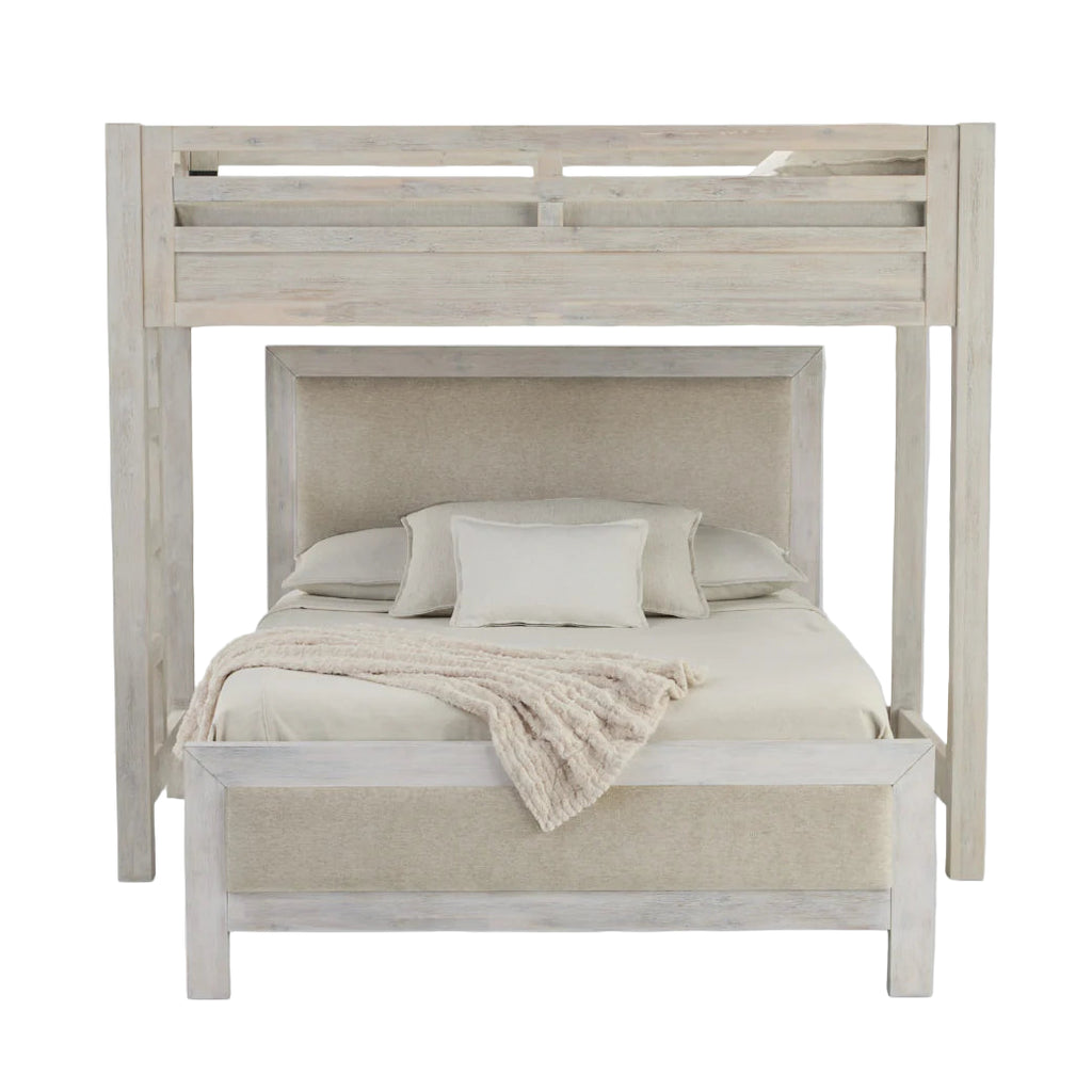 Hamilton Canopy Bed with Upholstered Platform Bed - Sea Green Designs