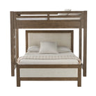 Hamilton Canopy Bed with Upholstered Platform Bed - Sea Green Designs