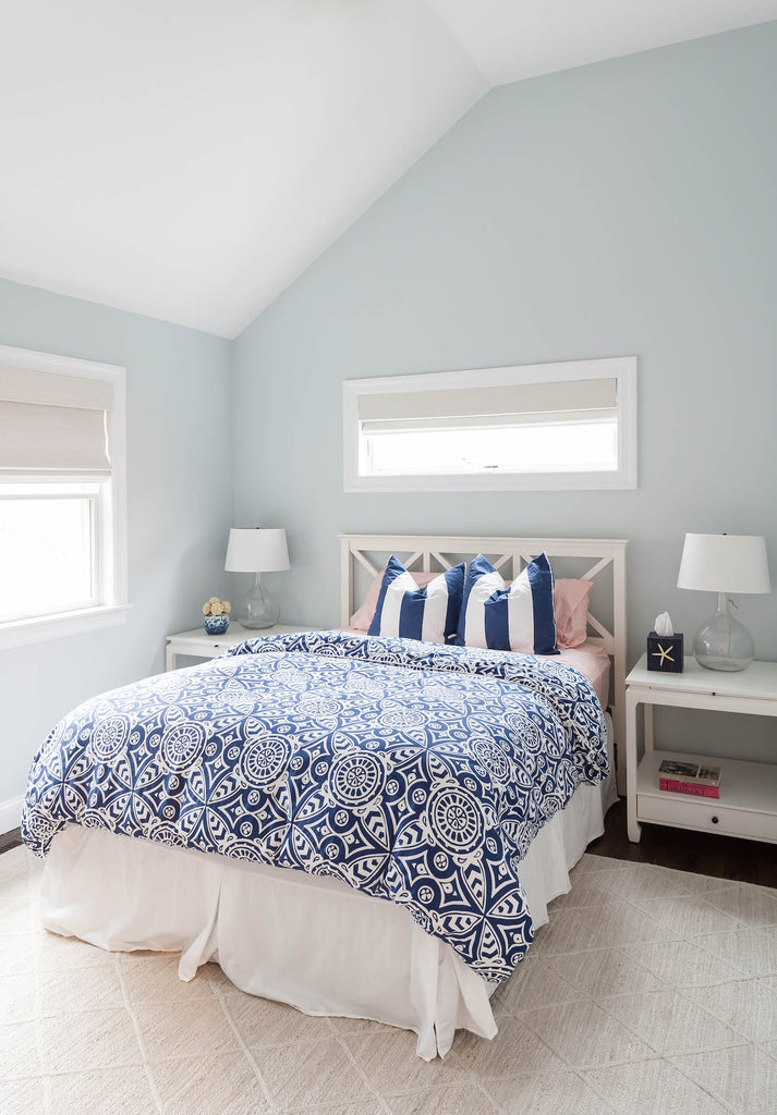 East Hampton Transitional Guest Bedroom 