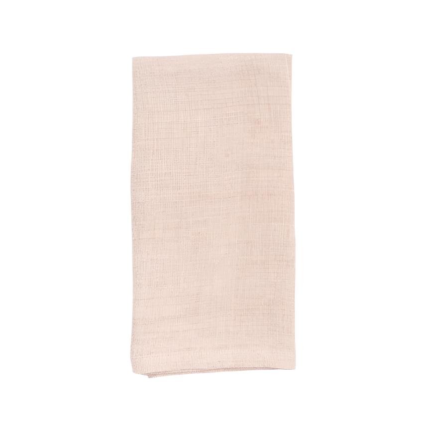 Stone Washed Linen Napkins, Blush, Set of 4 - Sea Green Designs