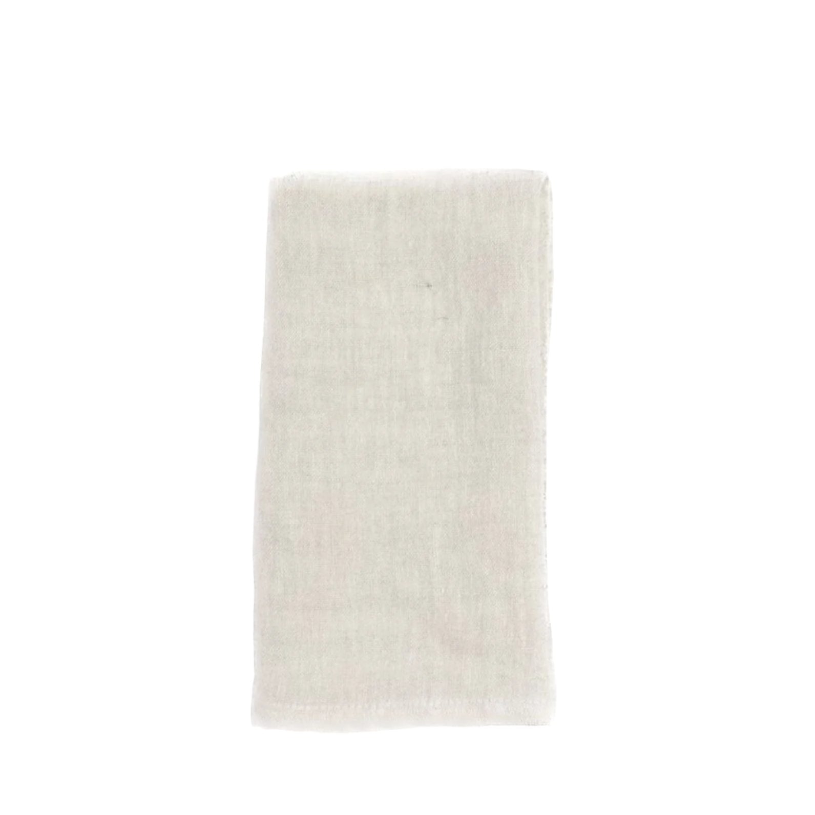 Stone Washed Linen Napkins in Natural, Set of 4 - Sea Green Designs