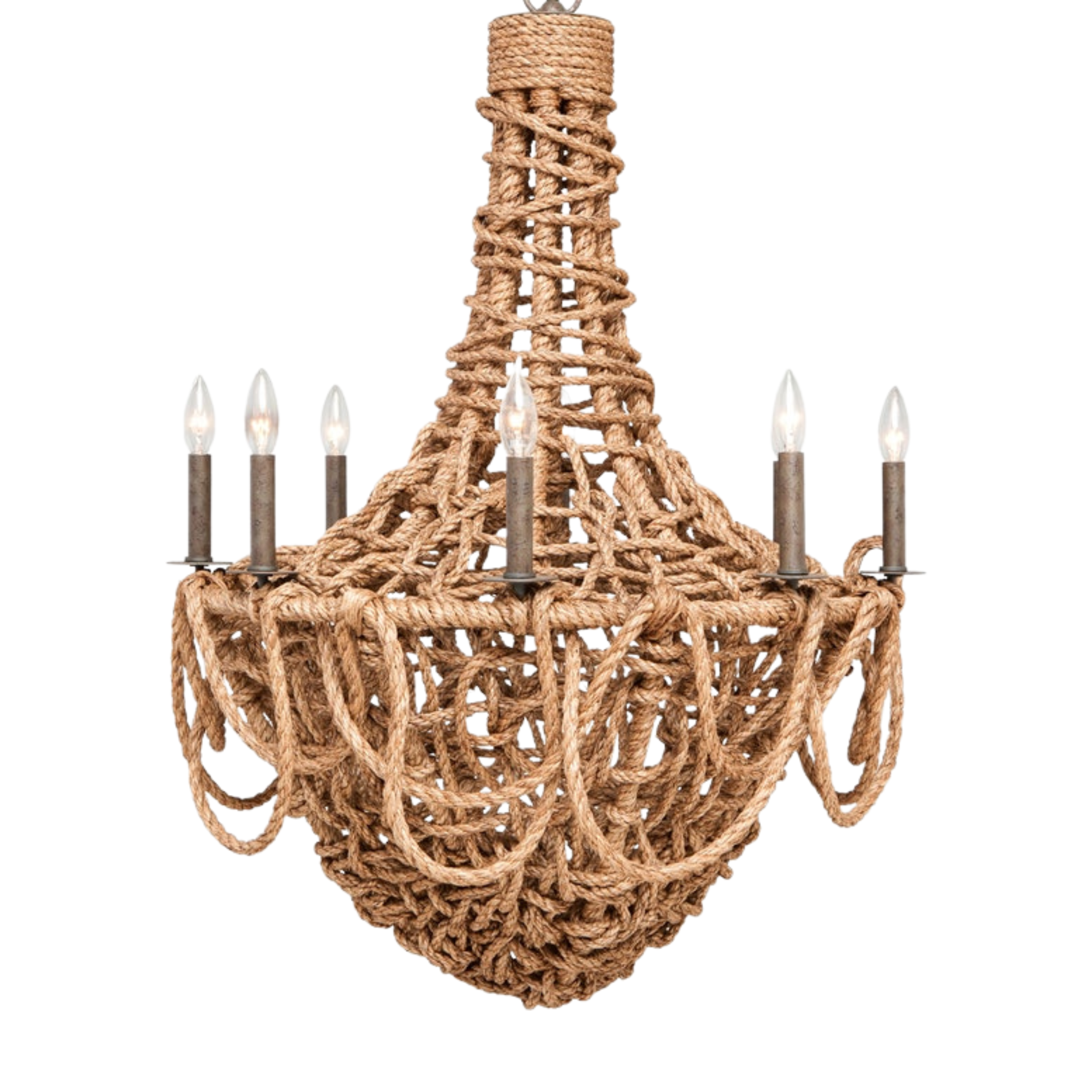 Large Larson Chandelier - Sea Green Designs