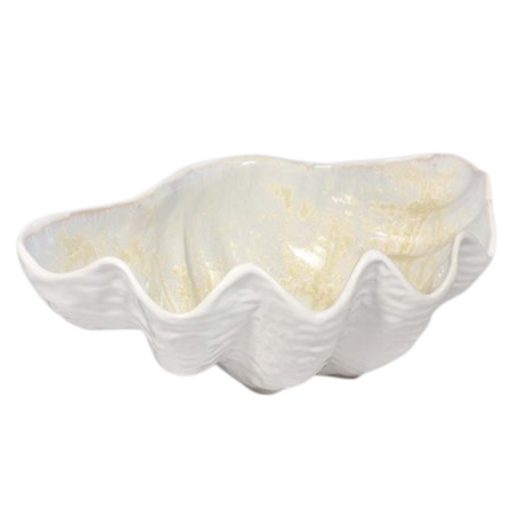 Large Sea Clam Bowl in Pearl-Sea Green Designs