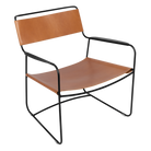 Leather Low Armchair Surprising - Sea Green Designs