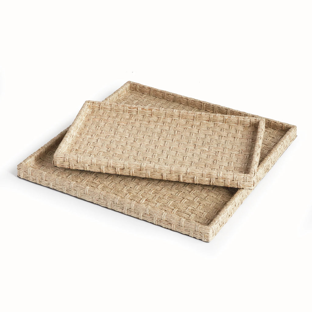 Wynn Trays Large, Set of 2 - Sea Green Designs