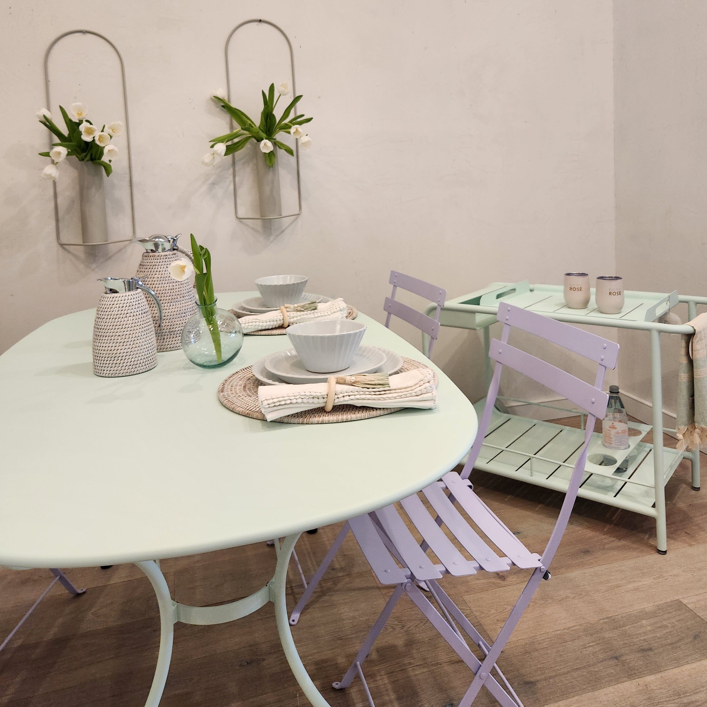 Opera Oval Table - Sea Green Designs